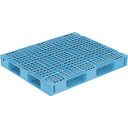 サンコー プラスチックパレット 812237 D4-1012-14 ライトブルー (品番:81223701-BL510)(注番2580610)