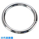 TRUSCO 丸リンク スチール製 線径4.0mm 内径30mm 20個入り (品番:TFMR4.0-30-20P)(注番2580838)