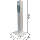 TRIENS リール自立架台スタンド (品番:SRS-1)(注番2607563)・(送料別途見積り,法人・事業所限定,直送)