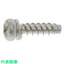 SUNCO 三価ホワイト PタイプナベP=2 4×12 (1200本入) (品番:30-00-9002-0040-0120-03)(注番2617663)・(送料...