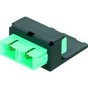 PANDUIT 光ファイバーSCアダプタモジュール デュプレックス OM4 CMDAQSCZBL 《10個入》(品番:CMDAQSCZBL)(注番2679578×10)・(送料別途見積り,法人・事業所限定,取寄)