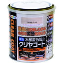 アサヒペン 水性木部変色防止クリヤコート 1．6L つや消しクリヤ 《6缶入》 （品番:406224） （注番2685822×6）・ （送料別途見積り,法人・事業所限定,取寄）