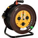 NICHIDO 三相200Vドラム ロック(引掛)式コンセントドラム(屋内型) 30m (品番:ND-E330L-20A)(注番2686234)