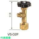 ヤマト V5-03F 取出口バルブ C2H2用袋ナット式 (品番:V5-03F)(注番2687850)