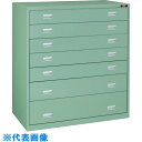 TRUSCO スリーロックワイドキャビネット 1200X650XH1300 7段 (品番:TWK-1204A)(注番2812185)・(法人・事業所限定,直送元...