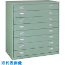 TRUSCO スリーロックワイドキャビネット 1200X650XH1300 7段 (品番:TWK-1205B)(注番2812274)・(法人・事業所限定,直送元...
