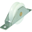 TRUSCO ベアリング戸車(木製建具用) 丸型(平板枠) Φ30 (2個入) (品番:THS-25-30M)(注番2852641)