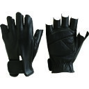 TRUSCO 防振防滑手袋 ハーフフィンガー Mサイズ (品番:TPG855-M)(注番2868997)