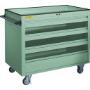 TRUSCO BM3型キャビネットワゴン 1000X600XH880 浅3深1 (品番:BM3-S3L1)(注番2890097)・(法人・事業所限定,直送元)