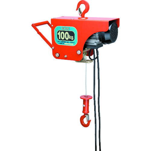 HHH　電気ホイスト　100kg　揚程10m （品番:ZS100）（注番2902320）