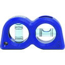 シンワ 樹脂製水平器 ハンディレベル Revo ダブル Mg付 青 (品番:76427)(注番3099563)