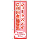 sign city のぼり旗 ショートステイ利用者様募集 No.GNB-4388 W600×H1800 (品番:6300014500)(注番3236615)・(法人・事業所限定,直送元)(3)