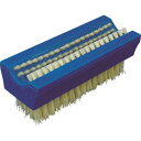 クロダブラシ　ネイル＆ハンドブラシP　（1ダース＝12個入）　ブルー　38×100mm （品番:NHP-01-1DZ）（注番3240401）