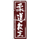 sign city のぼり旗 柔道教室 No.GNB−1017 W600×H1800 (品番:6300011198)(注番3243548)・(法人・事業所限定,...