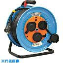 NICHIDO 電工ドラム 屋外型 三相200V 30m (品番:DNW-E330-20A)(注番3272575)