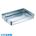 SUGICO 18-8ステンレス番重バット 特大浅型 手付 660x440x90 (品番:SH-6644-09H)(注番3320596)