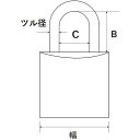 WAKI バラステン吊南京錠 aiai IB-094 50MM (品番:IB-094)(注番3344379)・(送料別途見積り,法人・事業所限定,取寄)
