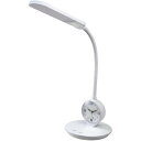ELPA LEDデスクライト 時計付 (品番:AS-LED10(W))(注番3363980)