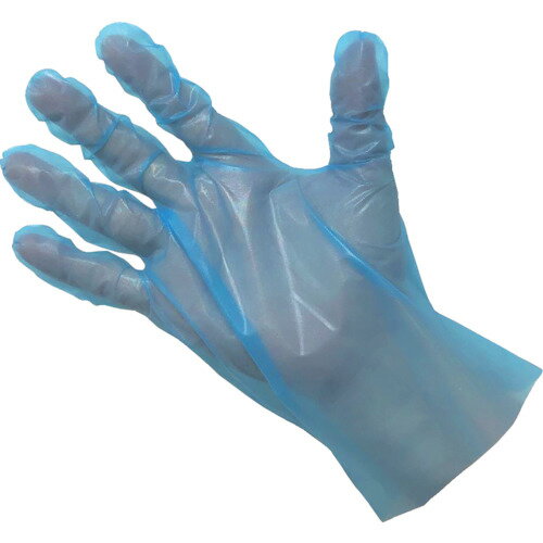 シンガー シンガーポリエチ指絞り手袋ブルー袋 200枚入 L 品番:LPE0140SE-BPL 注番3370159 