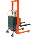 TRUSCO コゾウリフター フォーク式 H110-1235 電動昇降式 (品番:BEN-D400-12B)(注番3373568)・(法人・事業所限定,直送元)