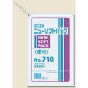 HEIKO 極薄HDポリ袋 ニューソフトパック No.710 紐付 200枚入り (品番:006694710)(注番3394685)・(送料別途見積り,法人・事...