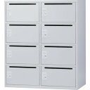 イノウエ パーソナルロッカー8人用 ダイヤル錠 ホワイト (品番:IPL-8LTD-WH)(注番3399781)