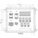 セフティー 仮設電灯分電盤 ML100-70N1 主幹100A 7回路+1回路(3P30A)・1端子台 (品番:ML100-70N1)(注番3402912)・(...