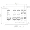 セフティー 仮設動力分電盤 MP125-N4 主幹125A 4回路(100A×2)(60A×1)(30A×1) (品番:MP125-N4)(注番3402921)...