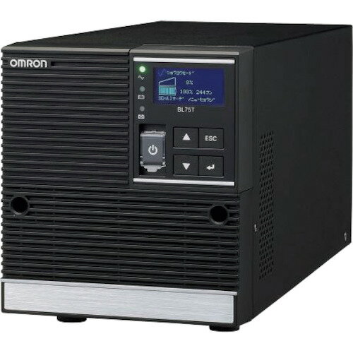 OMRON　ラインインタラクティブ／750VA／680W／据置型／リチウムイオン電池搭載 （品番:BL75T）（注番3413132）・（送料別途見積り,法人・事業所限定,取寄）