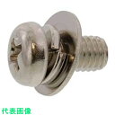SUNCO 組込みねじ ピタック (+)ナベP=3 (鉄 (または標準)・三価ホワイト) M6×16 (40本入) (品番:10-00-P003-0060-01...