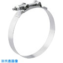 BREEZE Tボルトホースクランプ 19mmタイプ(オールステンレス・SUS301) (品番:TB-300-SS)(注番3416138)
