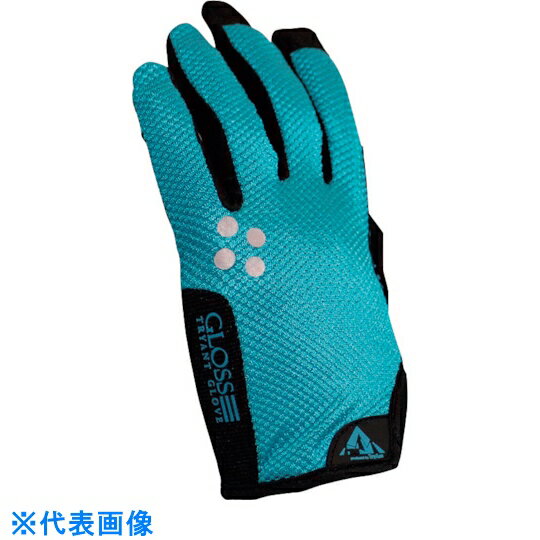 TryAnt　人工皮革手袋　716　3D　GLOSS　PU　ターコイズブルー　M （品番:716-TB-M）（注番3421310）