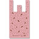 HEIKO レジ袋 バイオハンドハイパー 花うさぎ桃 M 100枚入り (品番:006905531)(注番3424974)・(送料別途見積り,法人・事業所限定,取寄)