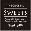 HEIKO ギフトシール Sweets スクエアブラック 90枚入り (品番:007062310)(注番3428145)・(送料別途見積り,法人・事業所限定,取...