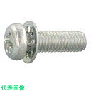 SUNCO 組込みねじ (+)ナベLI=2 (鉄 (または標準)・クロメート) M2.6×12 (130本入) (品番:10-00-0032-0026-0120...