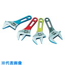 スーパー ワイドモンキレンチショートタイプ(レッド)口開き:0~24 (品番:MWM24SR)(注番3448631)(4)