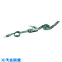 TRUSCO 強力型ベルト荷締機 SUS金具 38mm幅 600kg アイタイプ (品番:GX38S-600R)(注番3524809)