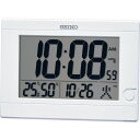 SEIKO 電波時計掛置き兼用 白 150×210×22mm (品番:SQ447W)(注番3542771)・(送料別途見積り,法人・事業所限定,取寄)