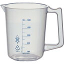 TRUSCO ポリプロピレン青目盛ビーカー 500ml(取手付) (品番:HPB-500)(注番3553441)
