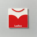 □光 サインプレート Ladies (品番:SCP-4)(注番3598078)・(送料別途見積り,法人・事業所限定,取寄)