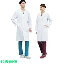 フォーク メンズ診察衣ダブル ホワイト BL (品番:1531PO-1-BL)(注番3609738)・(送料別途見積り,法人・事業所限定,取寄)