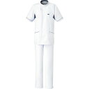 フォーク メンズケーシ- ホワイト×ネイビ LL (品番:1015EW-7-LL)(注番3613611)・(送料別途見積り,法人・事業所限定,取寄)