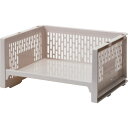 SANKO pla 433077 Eラック L 浅型 BE ベージュ (品番:43307)(注番3619797)