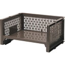 SANKO pla 433084 Eラック L 浅型 BR ブラウン (品番:43308)(注番3619814)