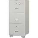 キング 耐火ファイリングキャビネット (品番:B4-3KDJ)(注番3633998)・(送料別途見積り,法人・事業所限定)【大型】