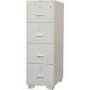 キング 耐火ファイリングキャビネット (品番:A4-4KJ)(注番3633999)・(送料別途見積り,法人・事業所限定)【大型】