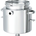MONOVATE ホッパー型ジャケット密閉容器 バンド式 ブラケット付 80L (品番:HT-CTL-J-BRK-47)(注番3639526)・(法人・事業所限...