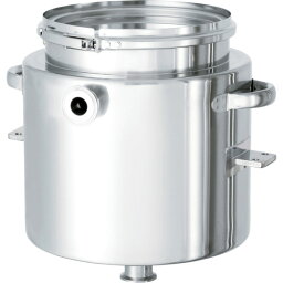 日東　ホッパー型ジャケット密閉容器　バンド式　ブラケット付　60L （品番:HT-CTL-J-BRK-43） （注番3642719）・ （法人・事業所限定,直送元）