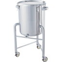 MONOVATE 片テーパー急傾斜型密閉容器 脚付 クリップ式 100L (品番:KTTX-CTH-L-47H)(注番3644288)・(法人・事業所限定,直送...