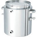 MONOVATE 片テーパー型ジャケット密閉容器 バンド式 ブラケット付 80L (品番:KTT-CTL-J-BRK-47)(注番3647083)・(法人・事業...